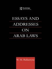 Essays and Addresses on Arab Laws book cover