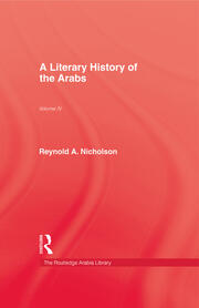 A Literary History of the Arabs book cover