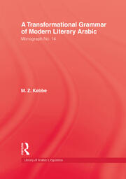 Transformational Grammar Of Modern Literary Arabic book cover