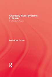 Changing Rural Systems In Oman: The Khabura Project book cover
