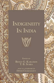 Indigeneity In India book cover
