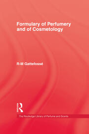 Formulary of Perfumery and Cosmetology book cover