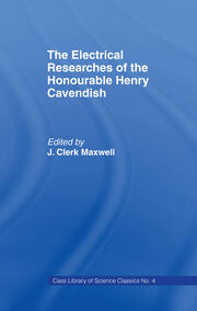 Electrical Researches of the Honorable Henry Cavendish book cover