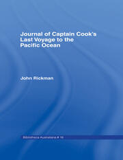 Journal of Captain Cook's Last Voyage book cover