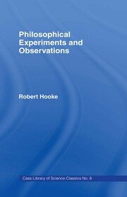 Philosophical Experiments and Observations book cover