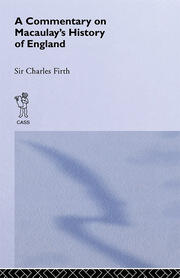 Commentary on Macaulay's History of England book cover