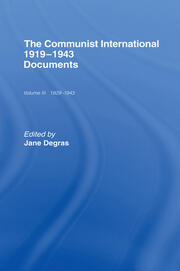 Communist International: Documents book cover