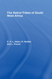 The Native Tribes of South West Africa book cover