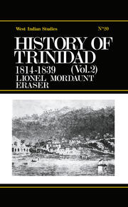 History of Trinidad from 1781-1839 and 1891-1896 book cover