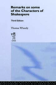 Remarks on Some of the Characters of Shakespeare: Volume 17 book cover