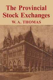 Provincial Stock Exchange book cover