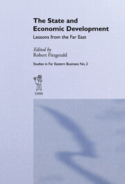 The State and Economic Development: Lessons from the Far East book cover