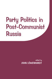 Party Politics in Post-communist Russia book cover