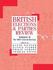 British Elections and Parties Review: The General Election of 1997 book cover
