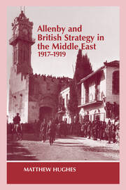 Allenby and British Strategy in the Middle East, 1917-1919 book cover