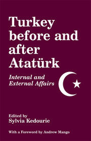 Turkey Before and After Ataturk: Internal and External Affairs book cover