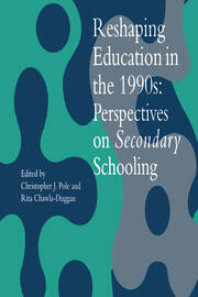 Reshaping Education In The 1990s: Perspectives On Secondary Schooling book cover