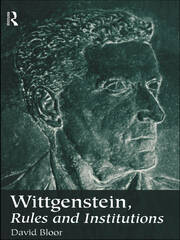 Wittgenstein, Rules and Institutions book cover