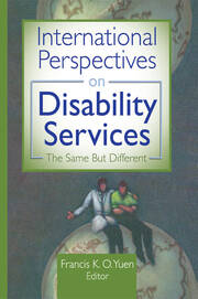 International Perspectives on Disability Services: The Same But Different book cover