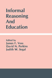 Informal Reasoning and Education book cover