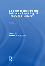 Ellis' Handbook of Mental Deficiency, Psychological Theory and Research book cover