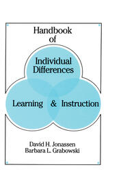 Handbook of Individual Differences, Learning, and Instruction book cover