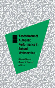 Assessment of Authentic Performance in School Mathematics book cover