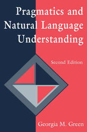 Pragmatics and Natural Language Understanding - 2nd Edition - Georgia