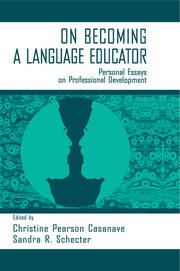 on Becoming A Language Educator: Personal Essays on Professional Development book cover
