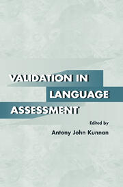 Validation in Language Assessment book cover