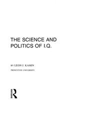 The Science and Politics of I.q. book cover