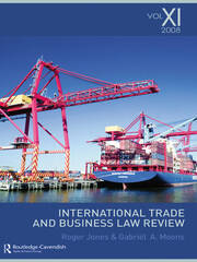 International Trade and Business Law Review: Volume XI book cover