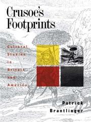 Crusoe's Footprints: Cultural Studies in Britain and America book cover