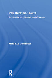 Pali Buddhist Texts: An Introductory Reader and Grammar book cover