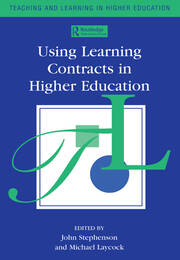 Using Learning Contracts in Higher Education book cover