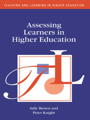 Assessing Learners in Higher Education book cover