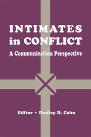 intimates in Conflict: A Communication Perspective book cover