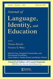 Imagined Communities and Educational Possibilities: A Special Issue of the journal of Language, Identity, and Education book cover