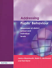 Addressing Pupil's Behaviour: Responses at District, School and Individual Levels book cover