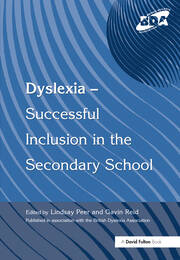Dyslexia-Successful Inclusion in the Secondary School book cover