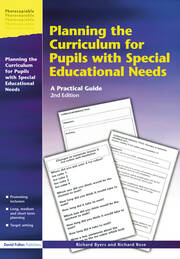 Planning the Curriculum for Pupils with Special Educational Needs: A Practical Guide book cover