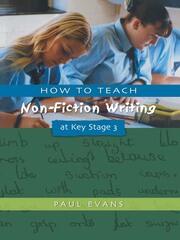 How to Teach Non-Fiction Writing at Key Stage 3 book cover