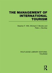 The Management of International Tourism (RLE Tourism) book cover