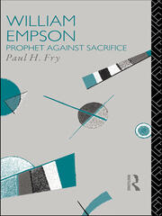 William Empson: Prophet Against Sacrifice book cover