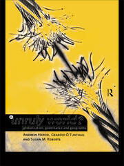 An Unruly World?: Globalization, Governance and Geography book cover