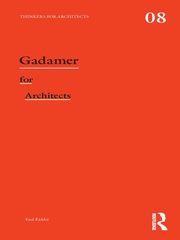 Gadamer for Architects book cover
