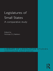 Legislatures of Small States: A Comparative Study book cover