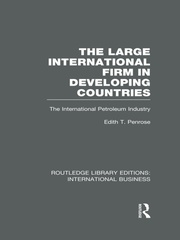 The Large International Firm (RLE International Business) book cover