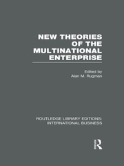New Theories of the  Multinational Enterprise (RLE International Business) book cover