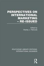 Perspectives on International Marketing - Re-issued (RLE International Business) book cover